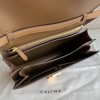 CELINE TRIOMPHE series bright gold snake print shoulder crossbody bag CELINE TRIOMPHE series bright gold snake print shoulder crossbody bag