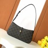 CELINE TRIOMPHE series patterned black underarm bag CELINE TRIOMPHE series patterned black underarm bag