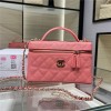 Chanel Pink Grained Leather 25C Bag Chanel Pink Grained Leather 25C Bag