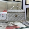Chanel 25C Bag in Shiny Silver Grained Leather Chanel 25C Bag in Shiny Silver Grained Leather