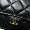 Chanel Classic CF Black Diamond Check Chain Flap Bag Chanel Classic CF Black Diamond Check Chain Flap Bag