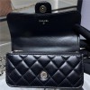 Chanel Classic CF Black Diamond Check Chain Flap Bag Chanel Classic CF Black Diamond Check Chain Flap Bag