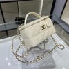 Chanel Double C Metal Chain Diamond Grid Ivory Matte Textured Bag Chanel Double C Metal Chain Diamond Grid Ivory Matte Textured Bag