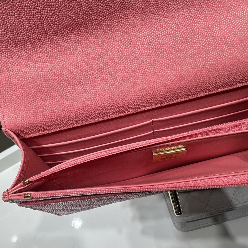 Chanel Double C Metal Chain Medium Pink Quilted Flap Bag Chanel Double C Metal Chain Medium Pink Quilted Flap Bag