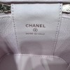 Chanel Double C Metal Chain Lilac Quilted Tote Chanel Double C Metal Chain Lilac Quilted Tote