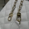 Chanel Double C Metal Chain Light Grey Quilted Flap Bag Chanel Double C Metal Chain Light Grey Quilted Flap Bag