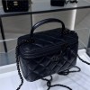 Chanel Double C Metal Chain Classic Elegant Black Quilted Handbag Chanel Double C Metal Chain Classic Elegant Black Quilted Handbag