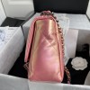 Chanel Double C Metal Chain Classic Bright Pink Quilted Flap Bag Chanel Double C Metal Chain Classic Bright Pink Quilted Flap Bag