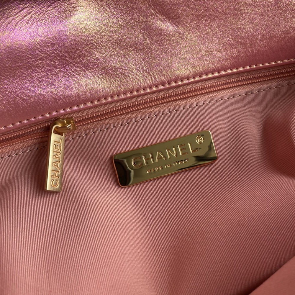 Chanel Double C Metal Chain Classic Bright Pink Quilted Flap Bag Chanel Double C Metal Chain Classic Bright Pink Quilted Flap Bag