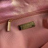 Chanel Double C Metal Chain Classic Bright Pink Quilted Flap Bag Chanel Double C Metal Chain Classic Bright Pink Quilted Flap Bag