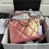 Chanel Double C Metal Chain Classic Bright Pink Quilted Flap Bag Chanel Double C Metal Chain Classic Bright Pink Quilted Flap Bag