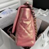 Chanel Double C Metal Chain Classic Bright Pink Quilted Flap Bag Chanel Double C Metal Chain Classic Bright Pink Quilted Flap Bag