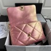 Chanel Double C Metal Chain Classic Bright Pink Quilted Flap Bag Chanel Double C Metal Chain Classic Bright Pink Quilted Flap Bag