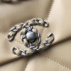 Chanel Double C Metal Chain Classic Brown Quilted Flap Bag Chanel Double C Metal Chain Classic Brown Quilted Flap Bag