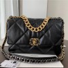 Chanel Double C Mixed Color Metal Chain Classic Medium Black Quilted Flap Bag Chanel Double C Mixed Color Metal Chain Classic Medium Black Quilted Flap Bag