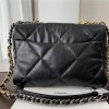 Chanel Double C Mixed Color Metal Chain Classic Medium Black Quilted Flap Bag Chanel Double C Mixed Color Metal Chain Classic Medium Black Quilted Flap Bag