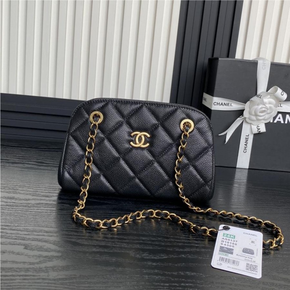 Chanel Classic Flap Series Exquisite Diamond Double C Chain Bag Chanel Classic Flap Series Exquisite Diamond Double C Chain Bag