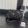 Chanel Classic Flap Series Exquisite Diamond Double C Chain Bag Chanel Classic Flap Series Exquisite Diamond Double C Chain Bag