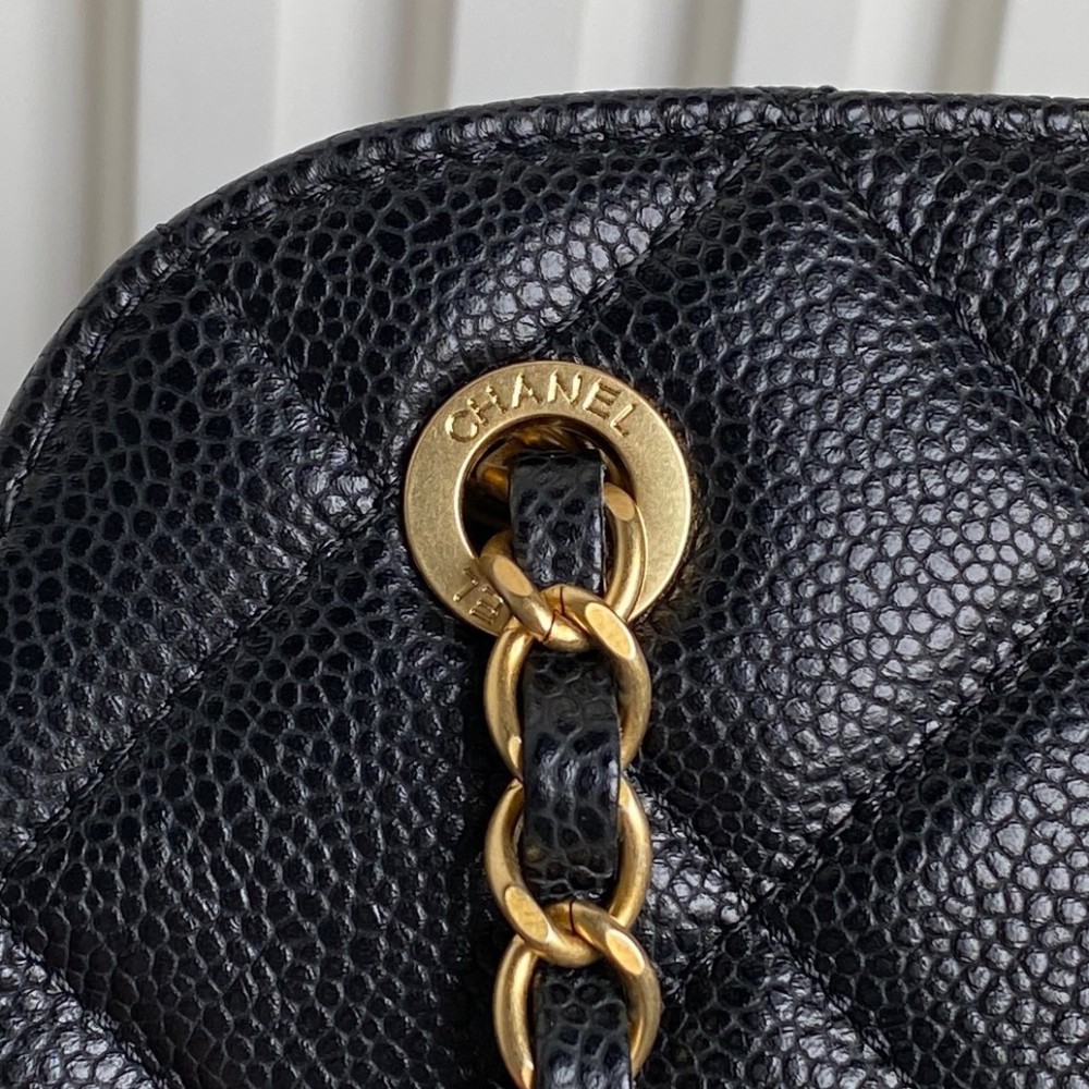 Chanel Classic Flap Series Exquisite Diamond Double C Chain Bag Chanel Classic Flap Series Exquisite Diamond Double C Chain Bag