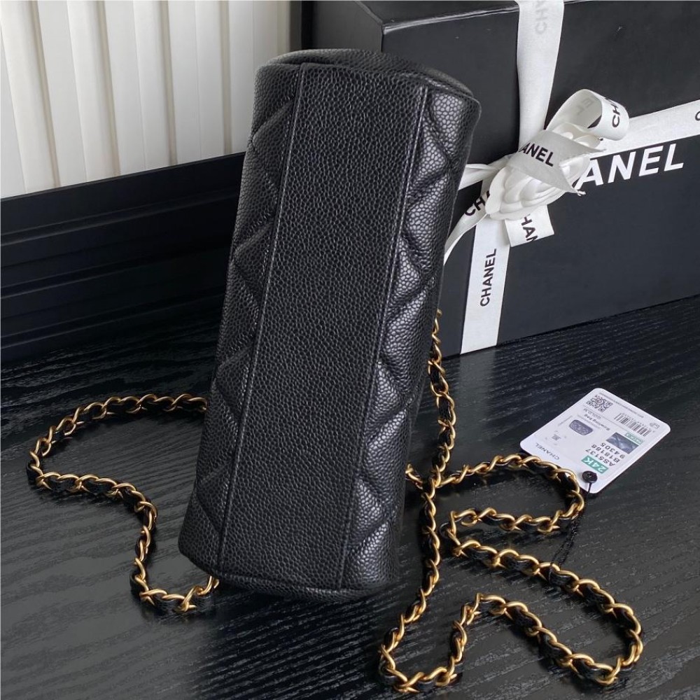 Chanel Classic Flap Series Exquisite Diamond Double C Chain Bag Chanel Classic Flap Series Exquisite Diamond Double C Chain Bag