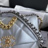 Chanel Classic Flap Classic Silver Diamond Embossed Hardware Chain Handbag Chanel Classic Flap Classic Silver Diamond Embossed Hardware Chain Handbag