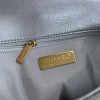 Chanel Classic Flap Classic Silver Diamond Embossed Hardware Chain Handbag Chanel Classic Flap Classic Silver Diamond Embossed Hardware Chain Handbag