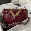 Chanel Classic Flap Classic Red Diamond Embossed Medium Hardware Chain Handbag Chanel Classic Flap Classic Red Diamond Embossed Medium Hardware Chain Handbag