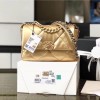 Chanel Classic Flap Classic Gold Diamond Embossed Hardware Chain Handbag Chanel Classic Flap Classic Gold Diamond Embossed Hardware Chain Handbag