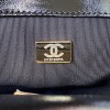 Chanel Classic Flap Classic Black Diamond Embossed Hardware Chain Handbag Chanel Classic Flap Classic Black Diamond Embossed Hardware Chain Handbag