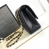 Chanel CF Caviar Classic Bag with Glossy Leather