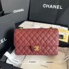 Chanel CF Caviar Classic Bag with Glossy Leather