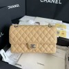 Chanel CF Caviar Classic Bag with Glossy Leather
