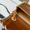 Chanel Vintage Embossed Drawstring Edge CF Flap Bag