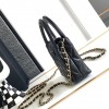Chanel Diamond Pattern Exquisite Black Leather Diamond Pattern Double C Chain Bag Chanel Diamond Pattern Exquisite Black Leather Diamond Pattern Double C Chain Bag