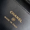 Chanel Diamond Pattern Exquisite Black Leather Diamond Pattern Double C Chain Bag Chanel Diamond Pattern Exquisite Black Leather Diamond Pattern Double C Chain Bag