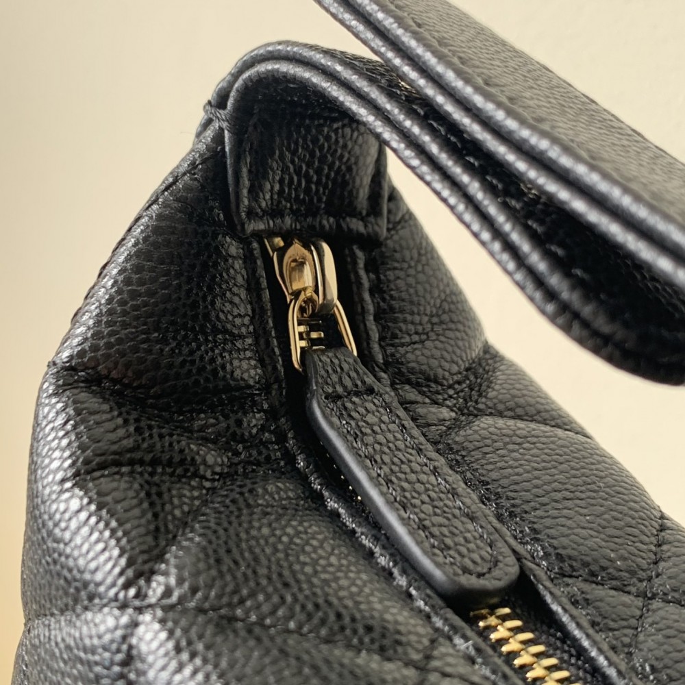 Chanel Exquisite Diamond Check Black Leather Diamond Check Double C Chain Bag Chanel Exquisite Diamond Check Black Leather Diamond Check Double C Chain Bag