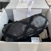 Chanel classic flap exquisite black atmospheric leather diamond pattern double C chain bag Chanel classic flap exquisite black atmospheric leather diamond pattern double C chain bag