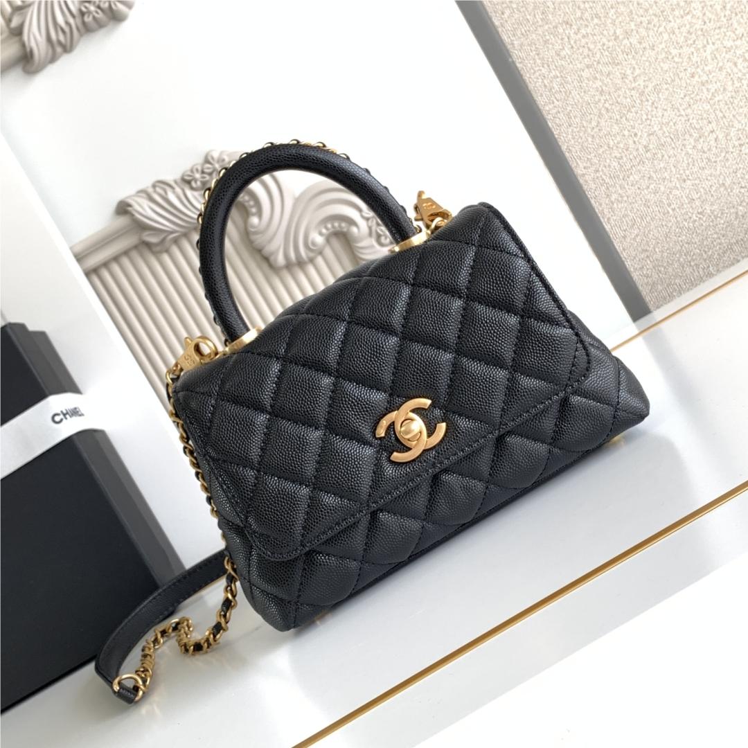 Chanel Classic Black Diamond Check Small Classic Flap Chain Bag Chanel Classic Black Diamond Check Small Classic Flap Chain Bag