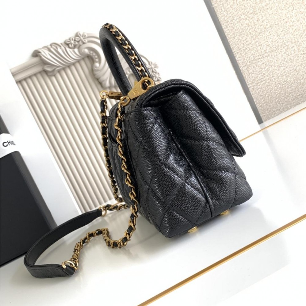 Chanel Classic Black Diamond Check Medium Classic Flap Chain Bag Chanel Classic Black Diamond Check Medium Classic Flap Chain Bag