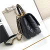 Chanel Classic Black Diamond Check Medium Classic Flap Chain Bag Chanel Classic Black Diamond Check Medium Classic Flap Chain Bag