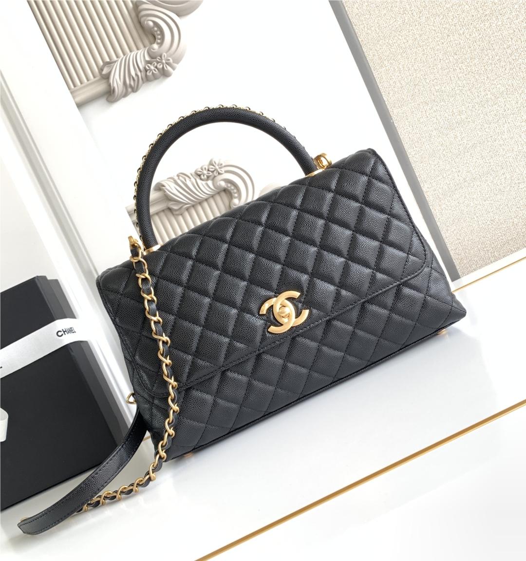 Chanel Classic Black Diamond Check Large Classic Flap Chain Bag Chanel Classic Black Diamond Check Large Classic Flap Chain Bag