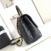 Chanel Classic Black Diamond Check Large Classic Flap Chain Bag Chanel Classic Black Diamond Check Large Classic Flap Chain Bag