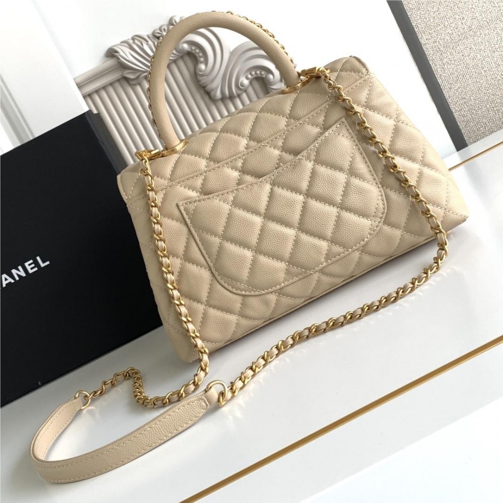 Chanel Classic Creamy White Diamond Check Medium Classic Flap Chain Bag Chanel Classic Creamy White Diamond Check Medium Classic Flap Chain Bag