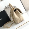 Chanel Classic Creamy White Diamond Check Medium Classic Flap Chain Bag Chanel Classic Creamy White Diamond Check Medium Classic Flap Chain Bag