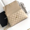 Chanel Classic Creamy White Diamond Check Medium Classic Flap Chain Bag Chanel Classic Creamy White Diamond Check Medium Classic Flap Chain Bag