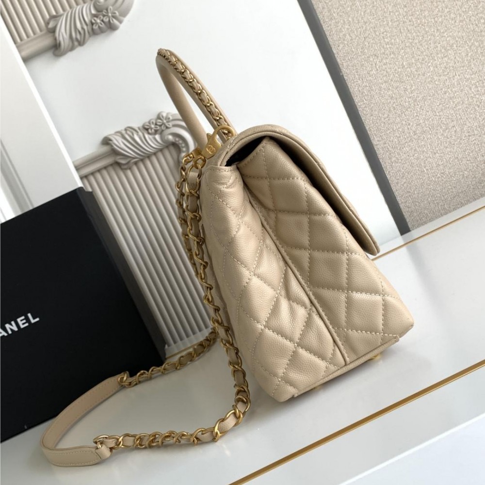 Chanel Classic Cream White Diamond Check Large Classic Flap Chain Bag Chanel Classic Cream White Diamond Check Large Classic Flap Chain Bag