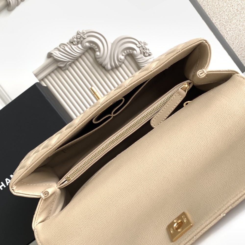 Chanel Classic Cream White Diamond Check Large Classic Flap Chain Bag Chanel Classic Cream White Diamond Check Large Classic Flap Chain Bag