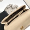 Chanel Classic Cream White Diamond Check Large Classic Flap Chain Bag Chanel Classic Cream White Diamond Check Large Classic Flap Chain Bag