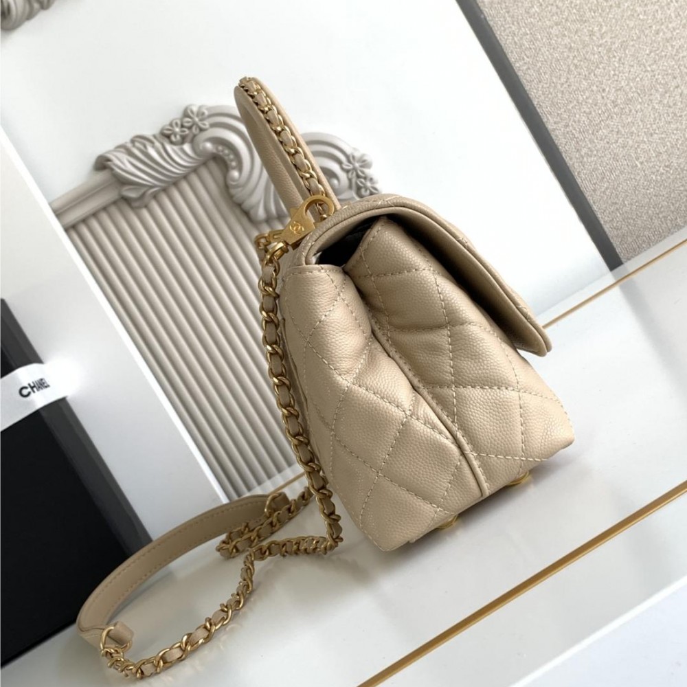 Chanel Classic Cream White Diamond Check Small Classic Flap Chain Bag Chanel Classic Cream White Diamond Check Small Classic Flap Chain Bag