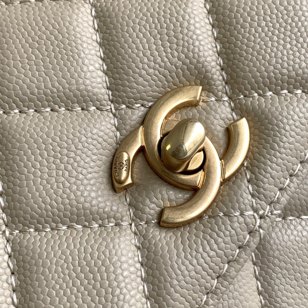 Chanel Classic Cream White Diamond Check Small Classic Flap Chain Bag Chanel Classic Cream White Diamond Check Small Classic Flap Chain Bag